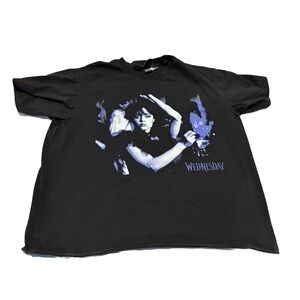 WEDNESDAY Womens Addams Gothic‎ Dance Scene T-Shirt - Size S